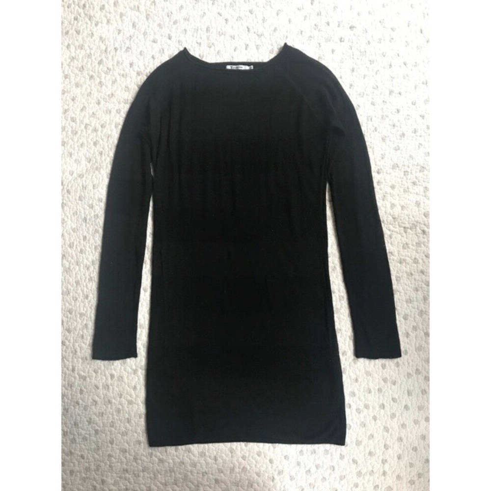 T by Alexander Wang Rib Knit LS Sweater/Dress